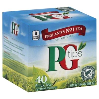 PG tips Pyramid Tea Bags Black Tea - 40 CT