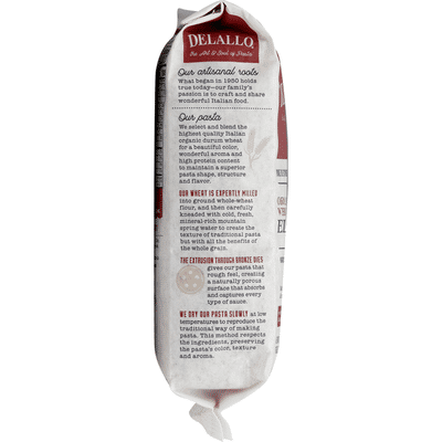 dellalo Pasta, Organic, Elbows, Whole Wheat