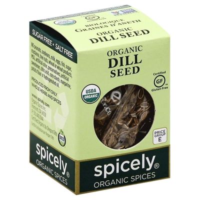 Spicely Organics Dill Seed, Organic