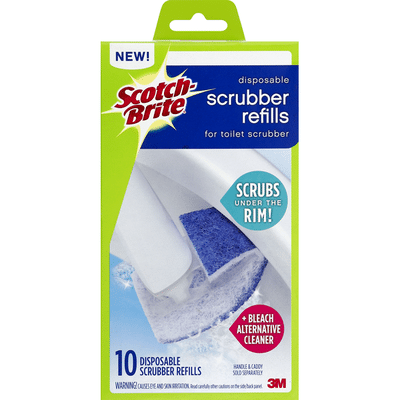 Scotch-Brite Scrubber Refills, Disposable, for Toilet Scrubber
