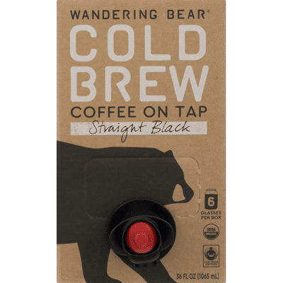 Wandering Bear Cold Brew Coffee On Tap Straight Black