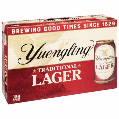 Yuengling Beer, Lager, Traditional, 24 Pack