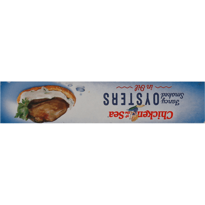Chicken of the Sea Smoked in Oil Oysters