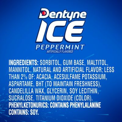 Dentyne Ice Pepermint Sugar Free Gum