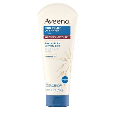 Aveeno Skin Relief Overnight Cream Intense Moisture Fragrance Free
