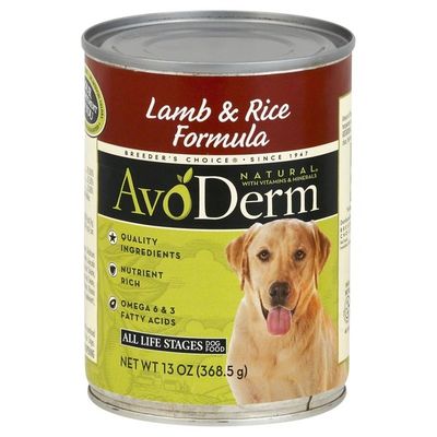 AvoDerm Dog Food, Lamb & Rice Formula