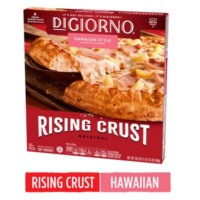 DiGiorno Hawaiian Style Frozen Pizza on a Rising Crust