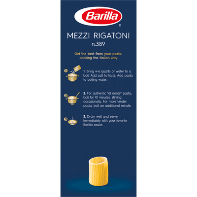 Barilla® Classic Blue Box Pasta Mezzi Rigatoni