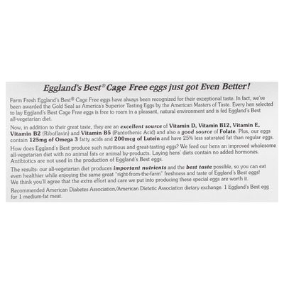 Eggland's Best Cage Free Grade A Large Brown Eggs
