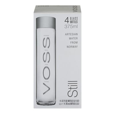 Voss Artesian Water From Norway Still Bottles - 4 CT