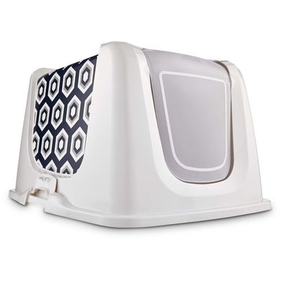 So Phresh Extra Large Navy Cat Litter Box Privacy Hood