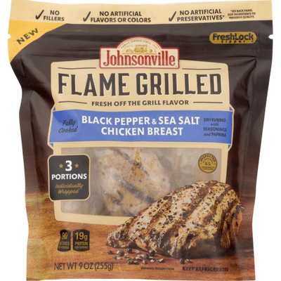 Johnsonville Flame Grilled Black Pepper & Sea Salt Chicken Breast