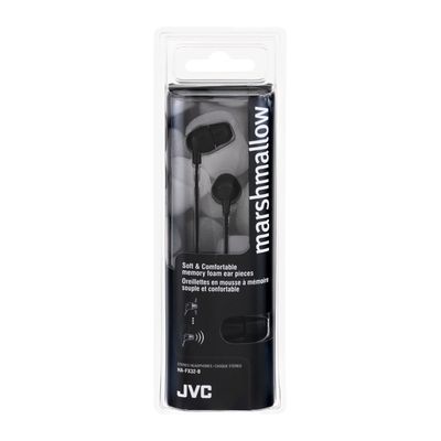 JVC Marshmallow Stereo Headphones Black
