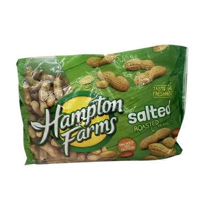 Hampton Farms Peanuts, Roasted, Salted