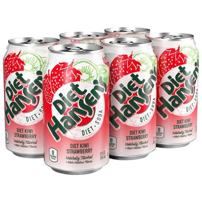 Hansen's Diet Kiwi Strawberry Diet Soda Soft Drink