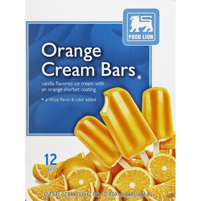 Food Lion Orange Cream Bars (12 each) - Instacart