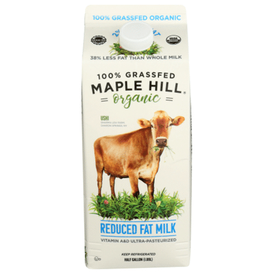Maple Hill Organic Milk, Reduced Fat, Organic