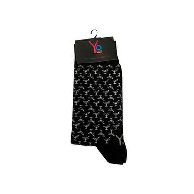 Yo Sox Shake It Up Mens Martini Glass Design Crew Socks