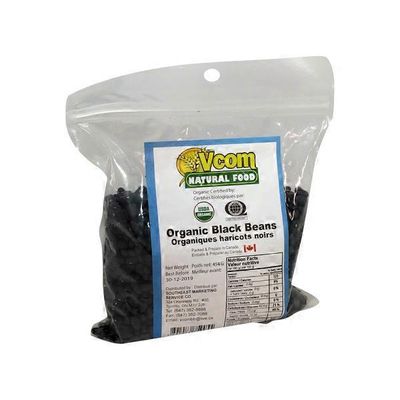Vcom Organic Black Beans