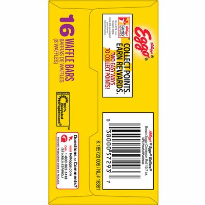 Eggo Wafflers Frozen Waffles, Easy Breakfast, Brown Sugar Cinnamon Roll