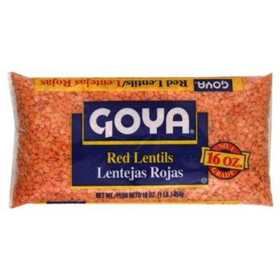 Goya Red Lentils, Dry