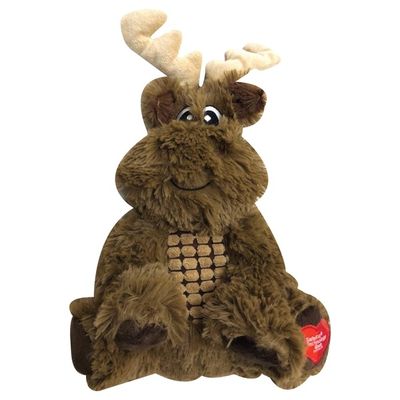GSC Large Sitting Moose Dog Toy
