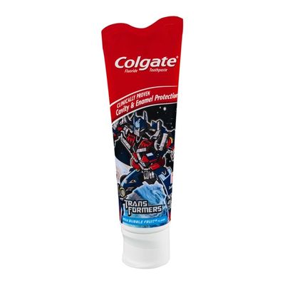 Colgate Transformers Toothpaste Mild Bubble Fruit Flavor