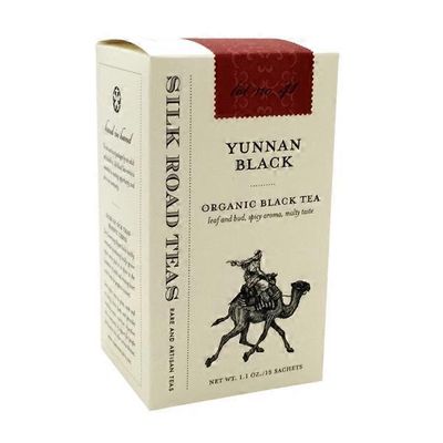 Silk Road Teas Yunnan Black Organic Black Tea Sachets
