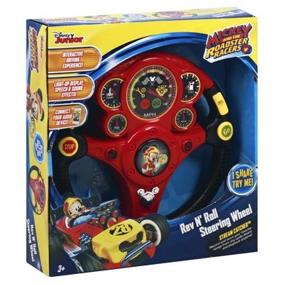E Kids Toy, Rev N' Roll Steering Wheel, Mickey and the Roadster Racers