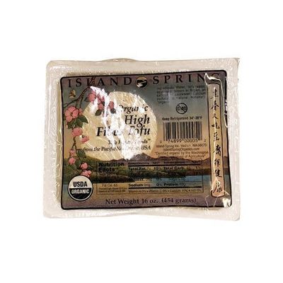Island Springs Organic High Fiber Tofu