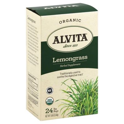 Alvita Herbal Tea, Organic, Lemongrass, Bags