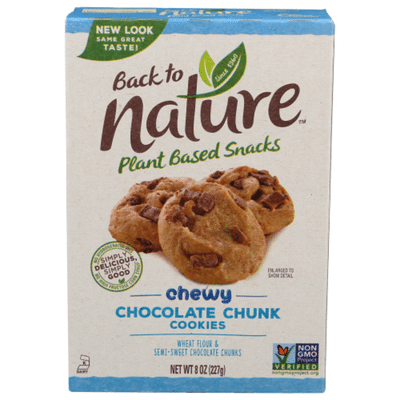 Back To Nature Cookies Chocolate Chunk Chewy 8 Oz Instacart