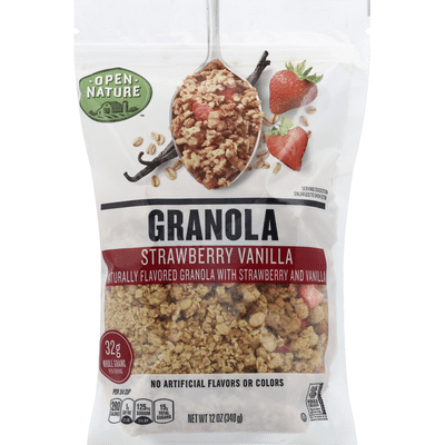 Open Nature Granola, Strawberry Vanilla (12 Oz) - Instacart