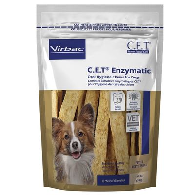 Virbac C.E.T. Enzymatic Oral Hygiene Chews For Dogs Petite