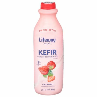 Lifeway Strawberry Kefir Cultured Lowfat Milk