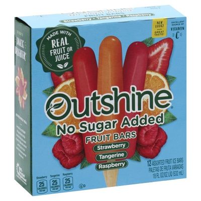 Outshine Fruit Bars,Variety, No Sugar Added