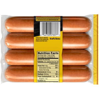 Oscar Mayer Jumbo Angus Beef Uncured Beef Franks Hot Dogs