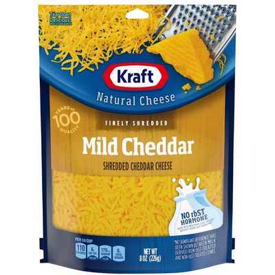 Kraft Natural Cheese Finely Shredded Mild Cheddar Cheese