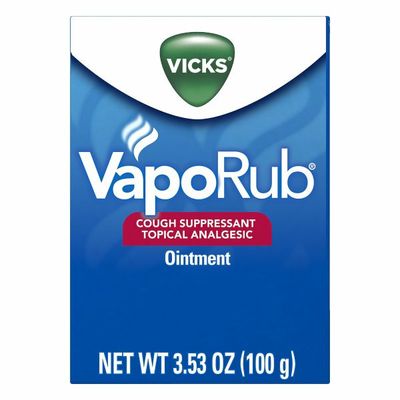 Vicks Vaporub Original Cough Suppressant Topical Analgesic