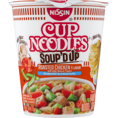 Nissin Cup Noodles Soup D Up Roasted Chicken Ramen Noodle Soup 2 58 Oz Instacart