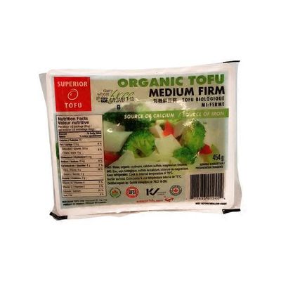 Superior Tofu Organic Medium Firm Tofu
