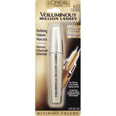 L'Oreal Mascara, Blackest Black 635