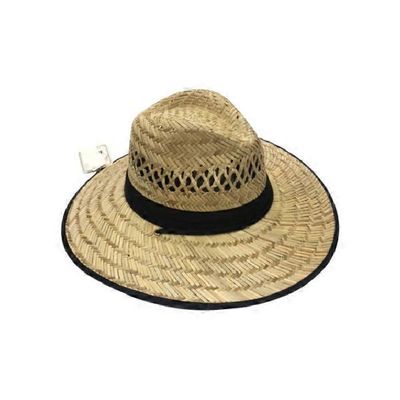 San Diego Hat Company Natural Outback Hat With Black Band