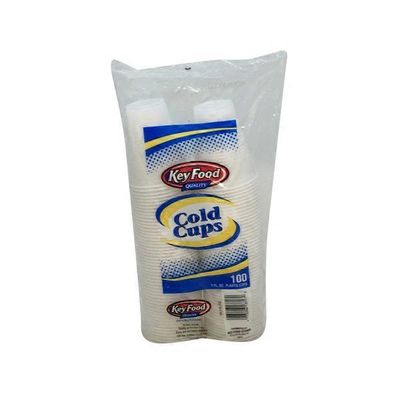 Key Food Plastic Cold Cups 7oz