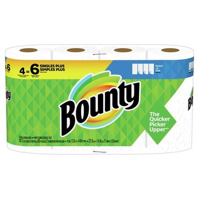 Bounty Select-A-Size Paper Towels, White