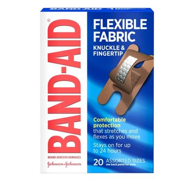 Band-Aid Brand Flexible Fabric Knuckle & Finger Adhesive Bandages