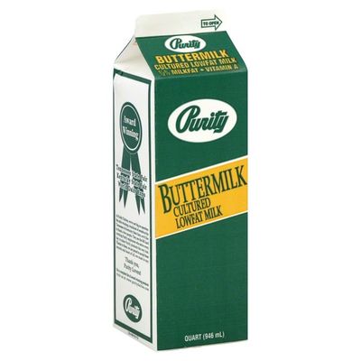 Purity Buttermilk, Cultured Lowfat, 1/2% Milkfat