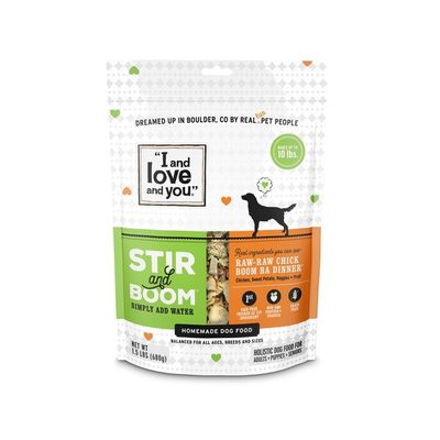 I and Love and You Stir & Boom - Raw Raw Chick Boom Ba