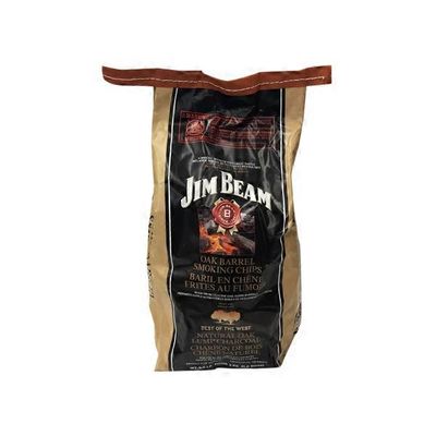 Jim Beam Oak Barrel Smoking Chips mixed w/ Best of the West Oak Lump Charcoal