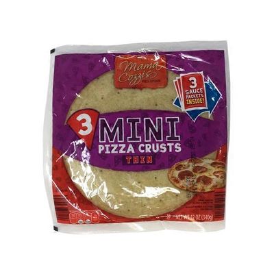 Mama Cozzi's Pizza Kitchen Mini Thin Pizza Crusts With Sauce